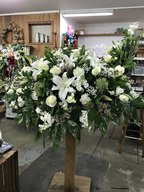 White Lily and Rose Blanket