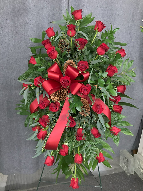 All Rose Standing Spray
