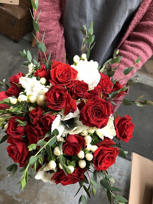 Rose wedding bouquet
