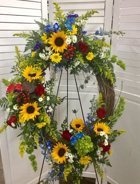 Sunflower Wreath