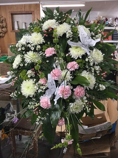 Fresh flower wreath