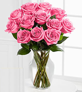 Because she so stinking sweet Pink Roses