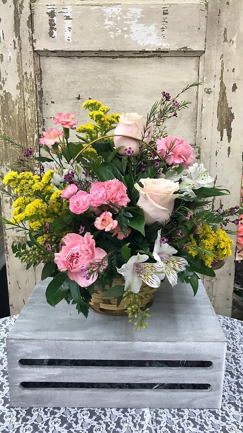 Pink Basket of Joy