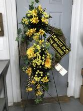 Wreath Specialty Sunshine yellow